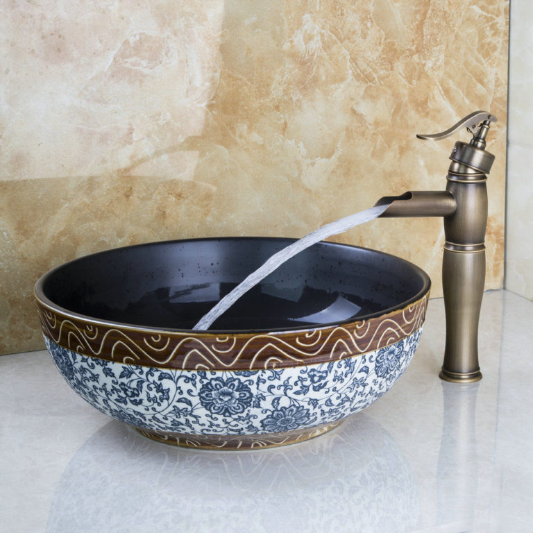 Keramické umývadlo - ebay.com / Round Bathroom Vessel Ceramics Sink 