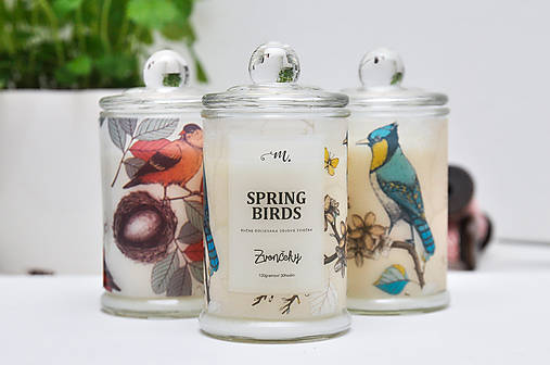 Jarná sójová sviečka